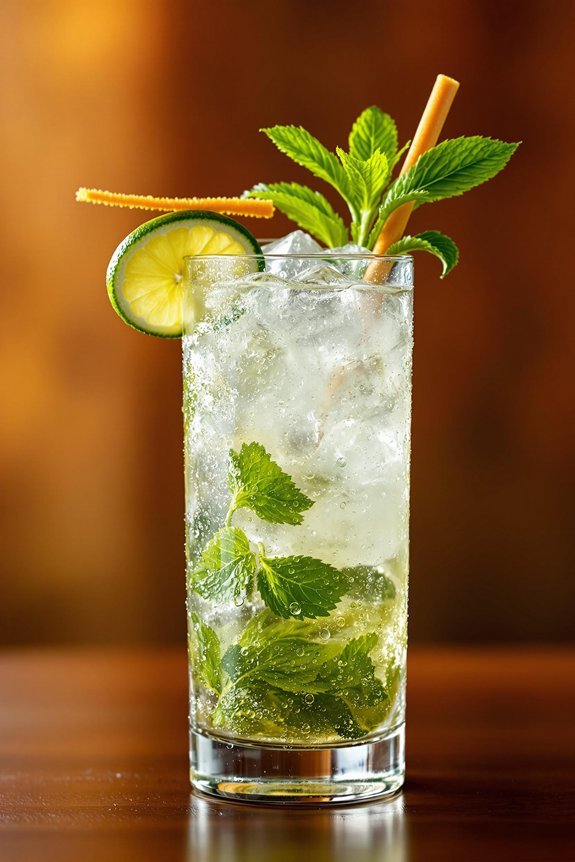 muddle mint add rum