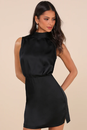 black dress