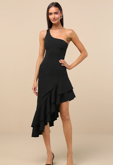 black dress