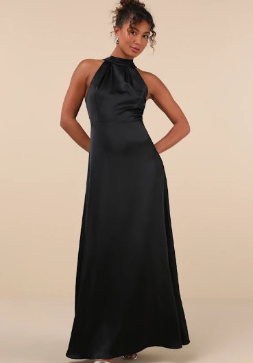 black dress